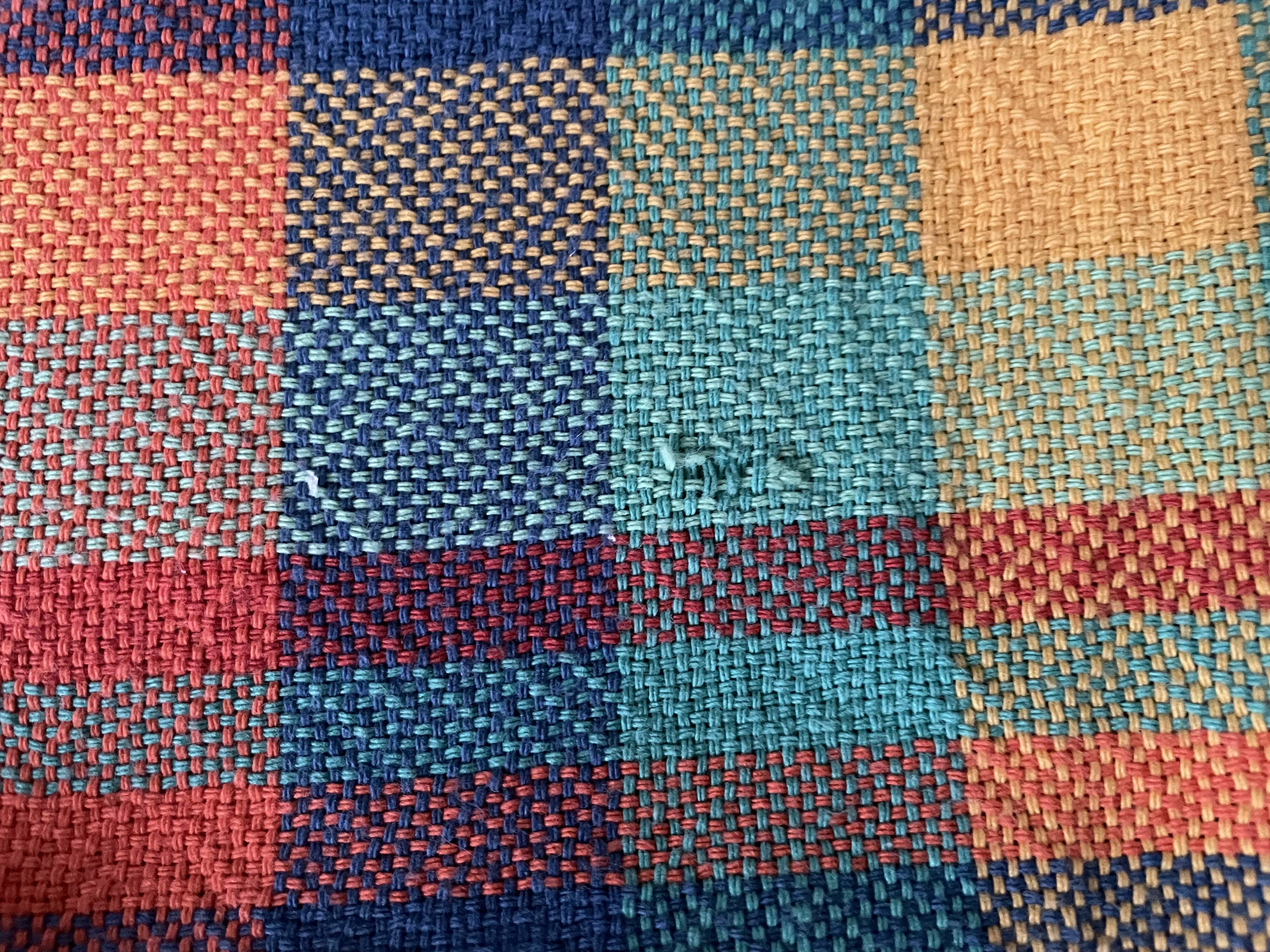 Set of 8 madras cotton napkins