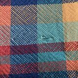 Set of 8 madras cotton napkins