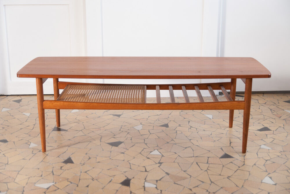 Teak coffee table