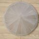 French Vintage Art Deco White Opaque Glass Abstract Platform Light Shade