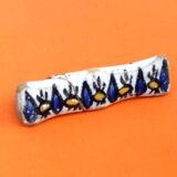1930s 10 Knife Holders Glazed Ceramic