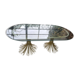 Dining table with an original and timeless wheat sheaf design.