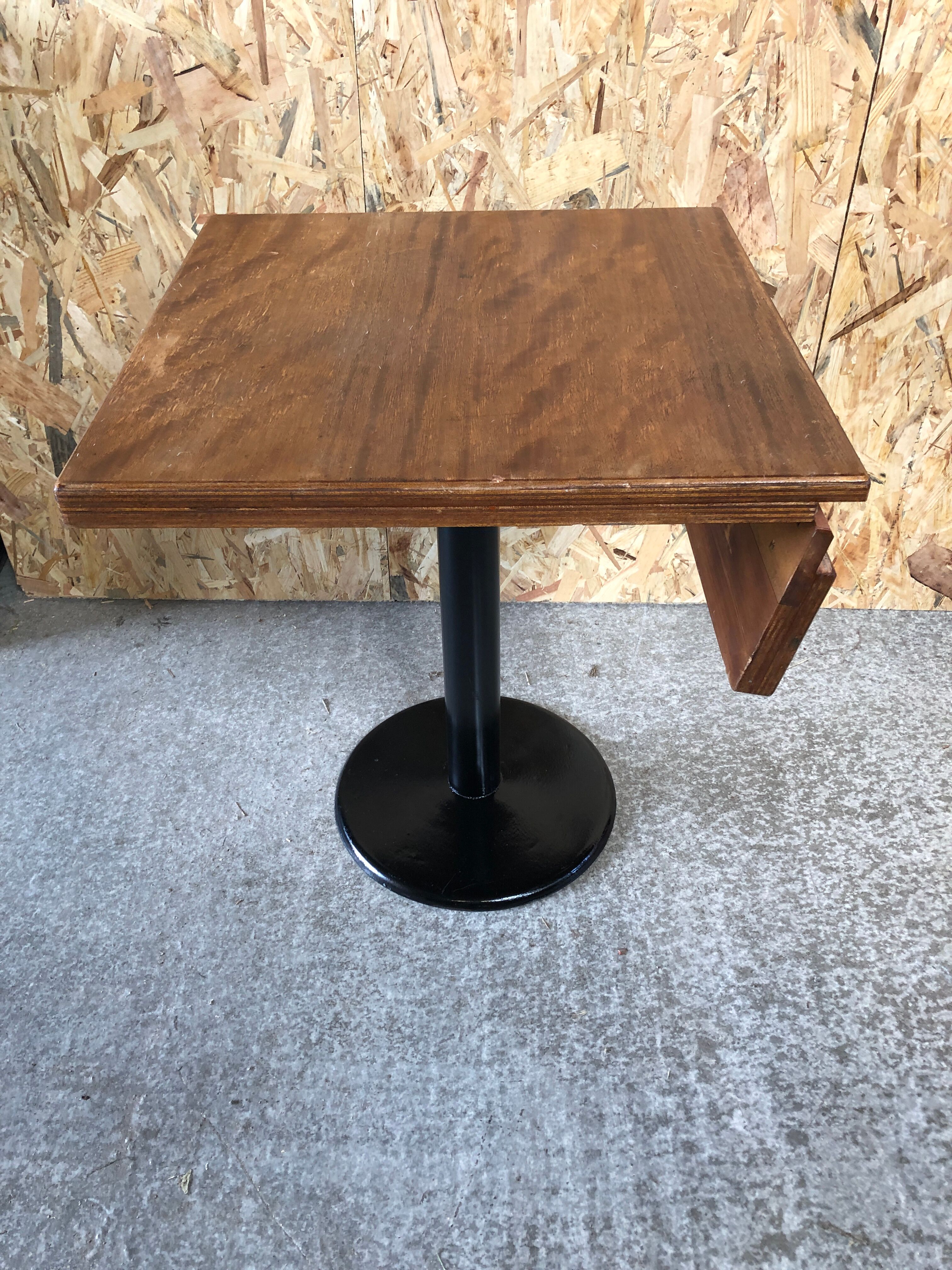 Old bistro table foot cast iron black