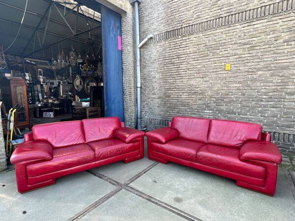 Canapé Natuzzi. Cuir véritable.