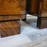 Pair of Art Decò bedside tables in mahogany