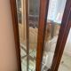 Vitrine en merisier verni
