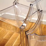 Pair of Louis Ghost chairs, Philippe Starck