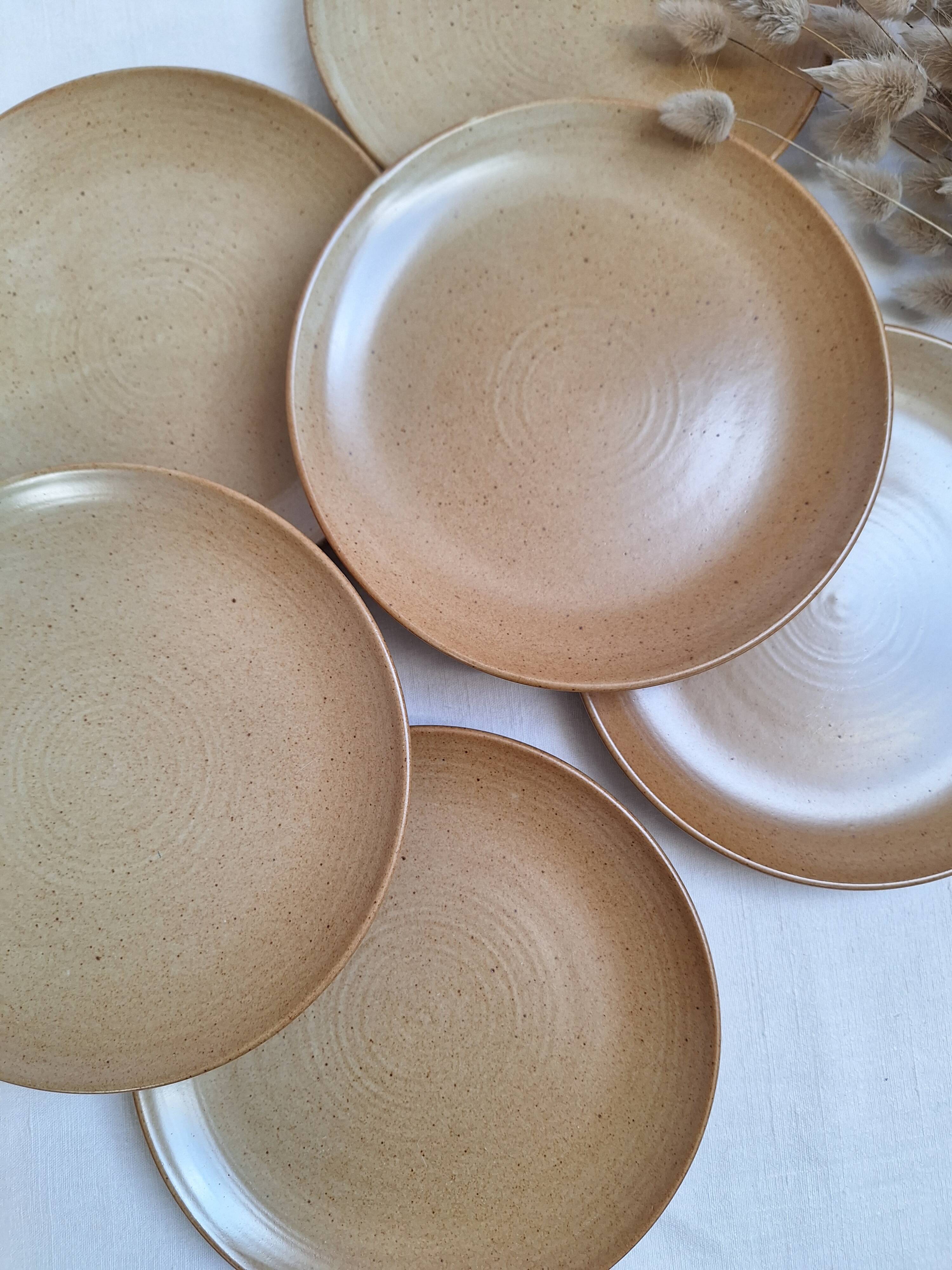 Vintage village stoneware dessert plates
