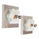 Pair of Brutalist glass wall sconce by Albano Poli for Poliarte, Italy 1970