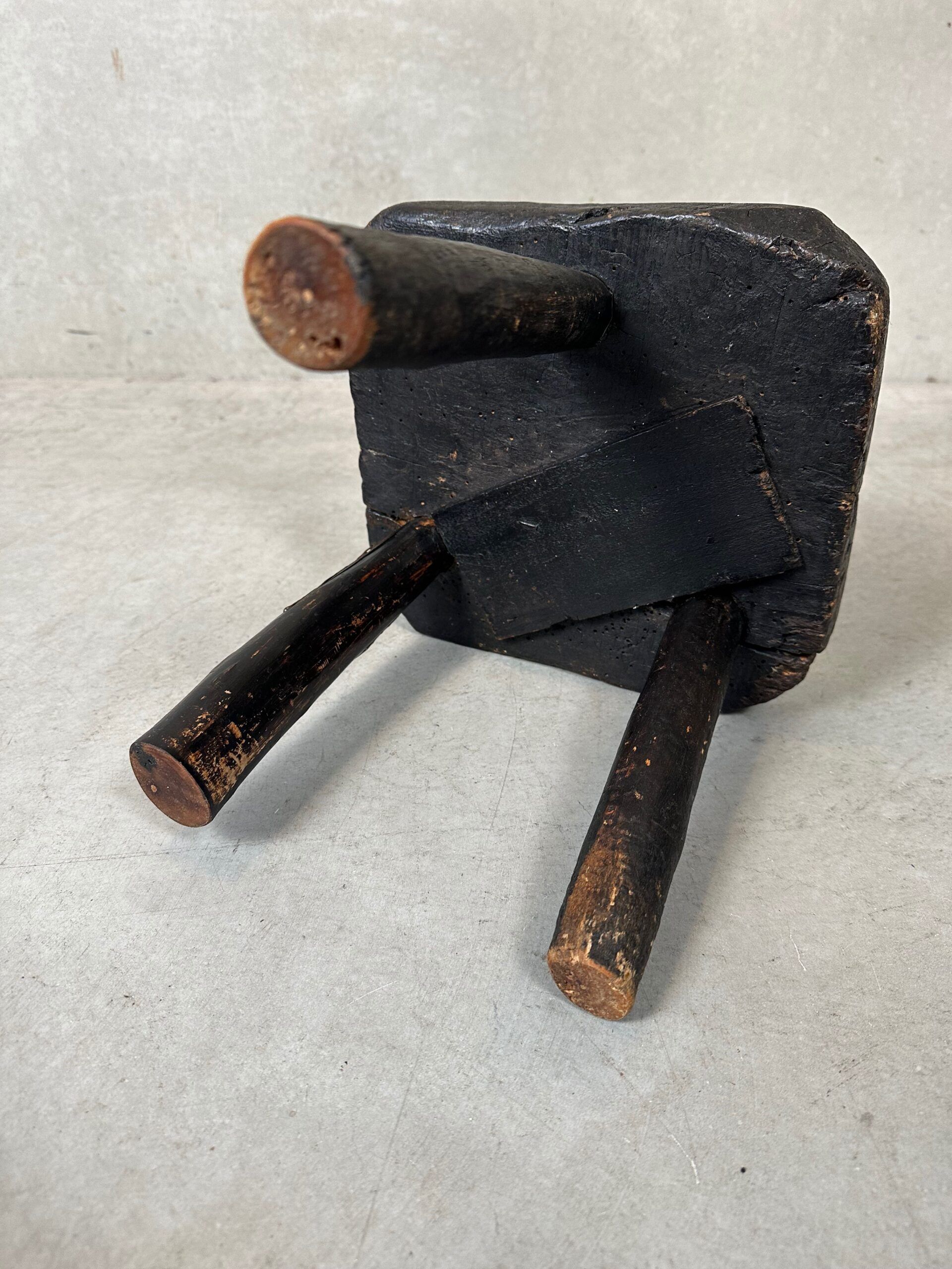 Vintage brutalist stool