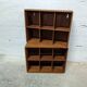 Teak wall locker