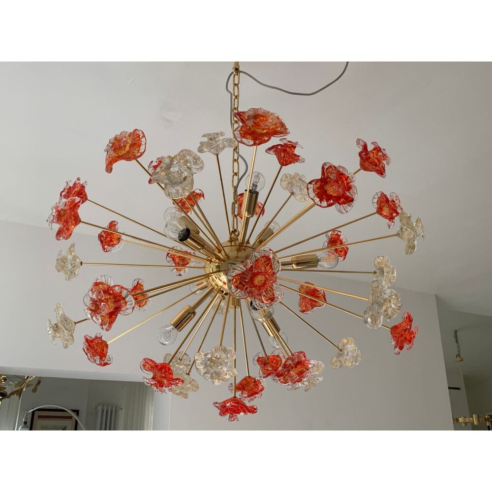 Murano glass chandelier