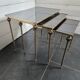 Vintage brass nesting table from the 60s