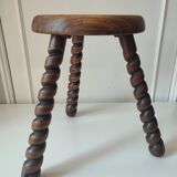 Wood tripod stool