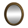 Oval gold mirror in Napoléon III style