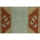 1970s Vintage Turkish Oushak Handmade Wool Cotton Orange Area Rug  116x178