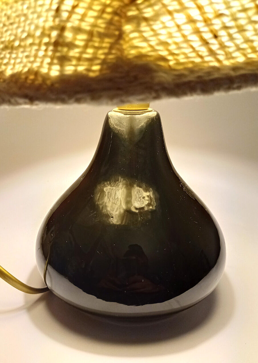 50/60 year ceramic lamp signed