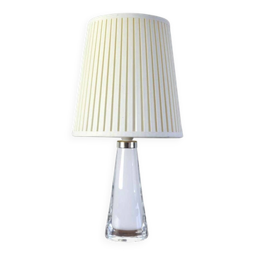 Scandinavian Modern White Glass Table Lamp by Carl Fagerlund for Orrefors