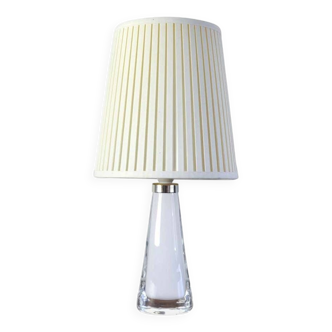 Scandinavian Modern White Glass Table Lamp by Carl Fagerlund for Orrefors