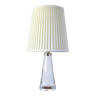 Lampe de Table Scandinave Moderne en Verre Blanc par Carl Fagerlund pour Orrefors