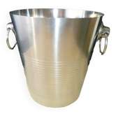 Seau à champagne en acier inoxydable satiné Létang et Rémy