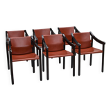 Ensemble de 6 chaises modèle 905 par Vico Magistretti