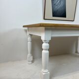 Ivory white base farmhouse table