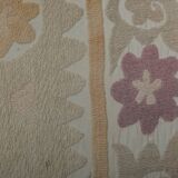Hand knotted rug, vintage Turkish rug 101x131 cm