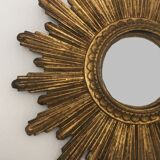 Vintage sun mirror 60s, 26 cm