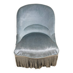 fauteuil crapaud en velours