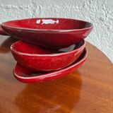 Ramequins en faïence de Charolles, années 70