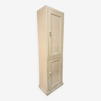 Ancienne armoire armoire armoire de cuisine blanc crème 58 x 192 cm