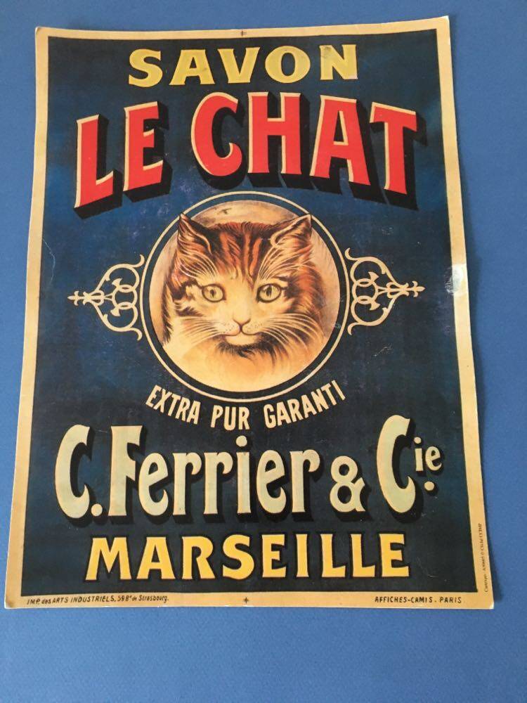 Reproduction of the "Soap the Cat" poster