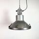 Industrial Grey Hammer Paint Pendant Lamp from Elektrosvit, 1960s