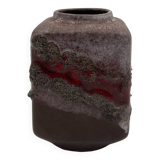 Strehla fat lava vase
