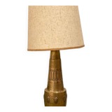 Lampe art déco sur vase - laiton