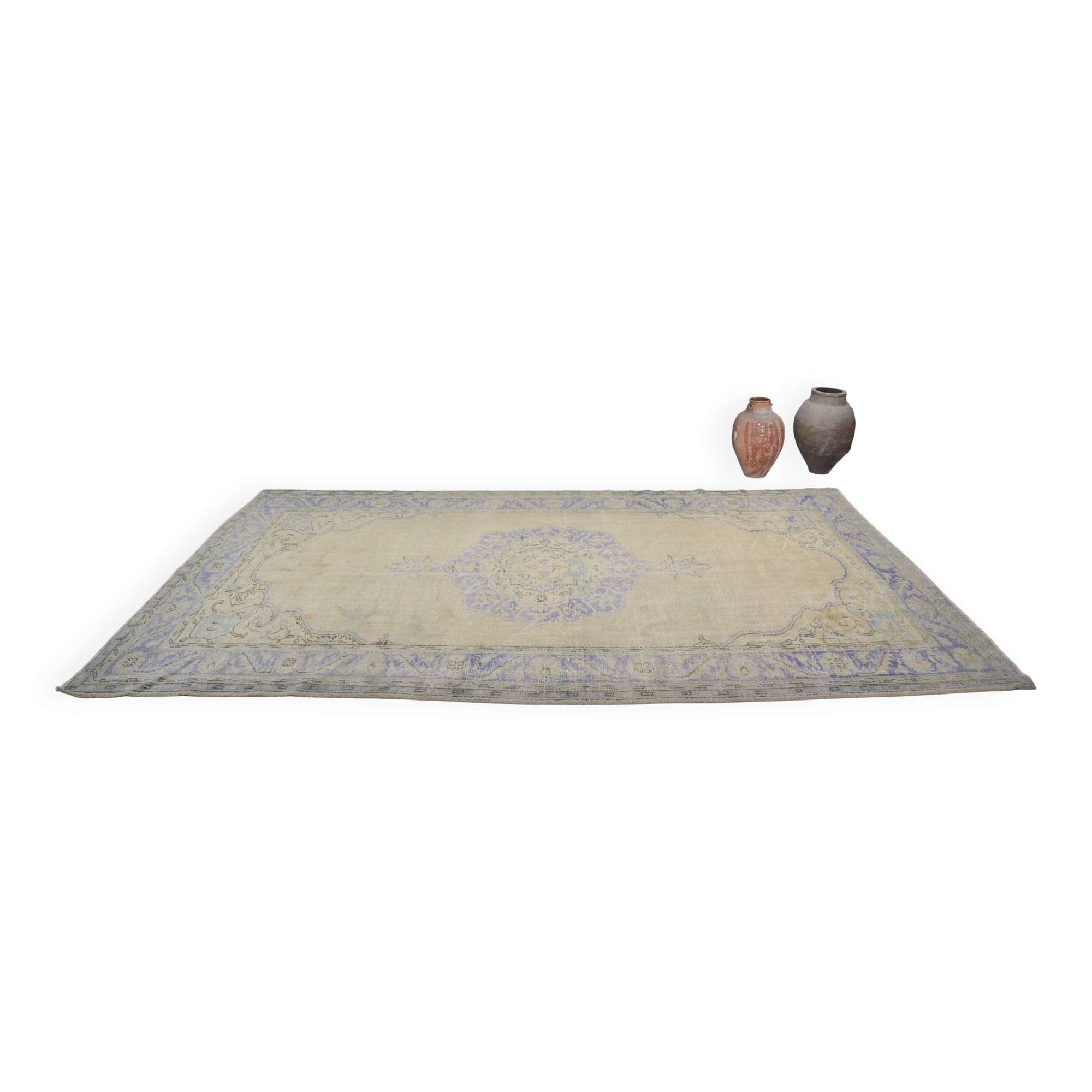 Turkish Oushak Handmade Carpet sku 3165