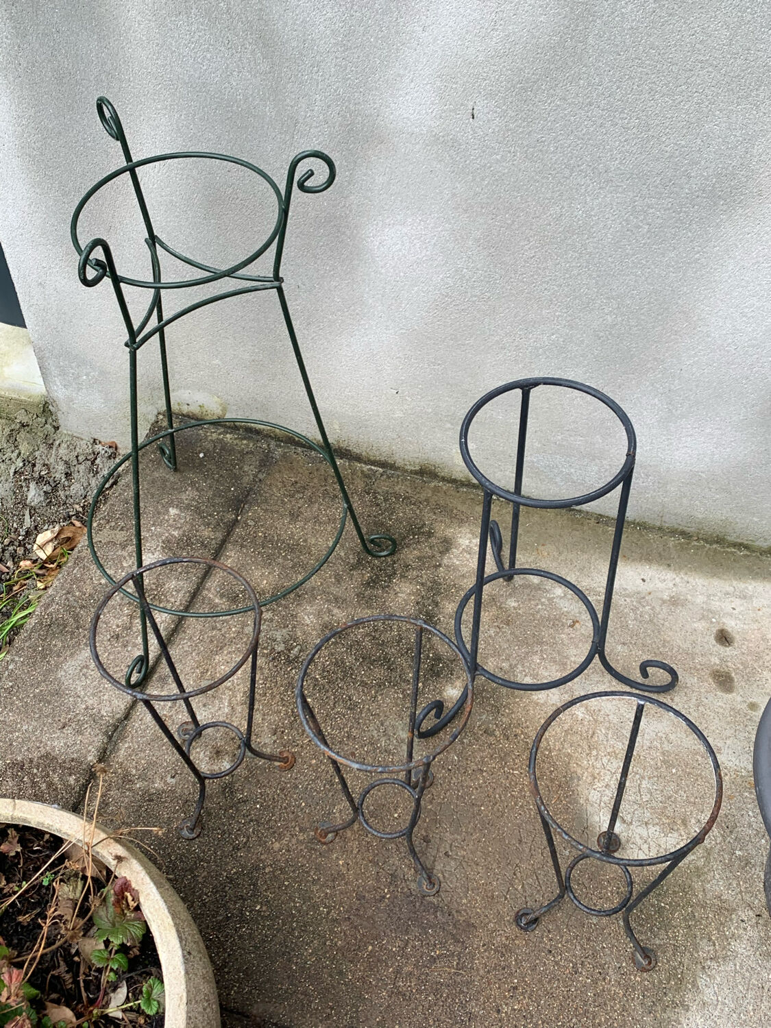 Wrought iron plant support/door