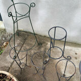 Wrought iron plant support/door