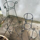 Supports / portes plantes en fer forgé