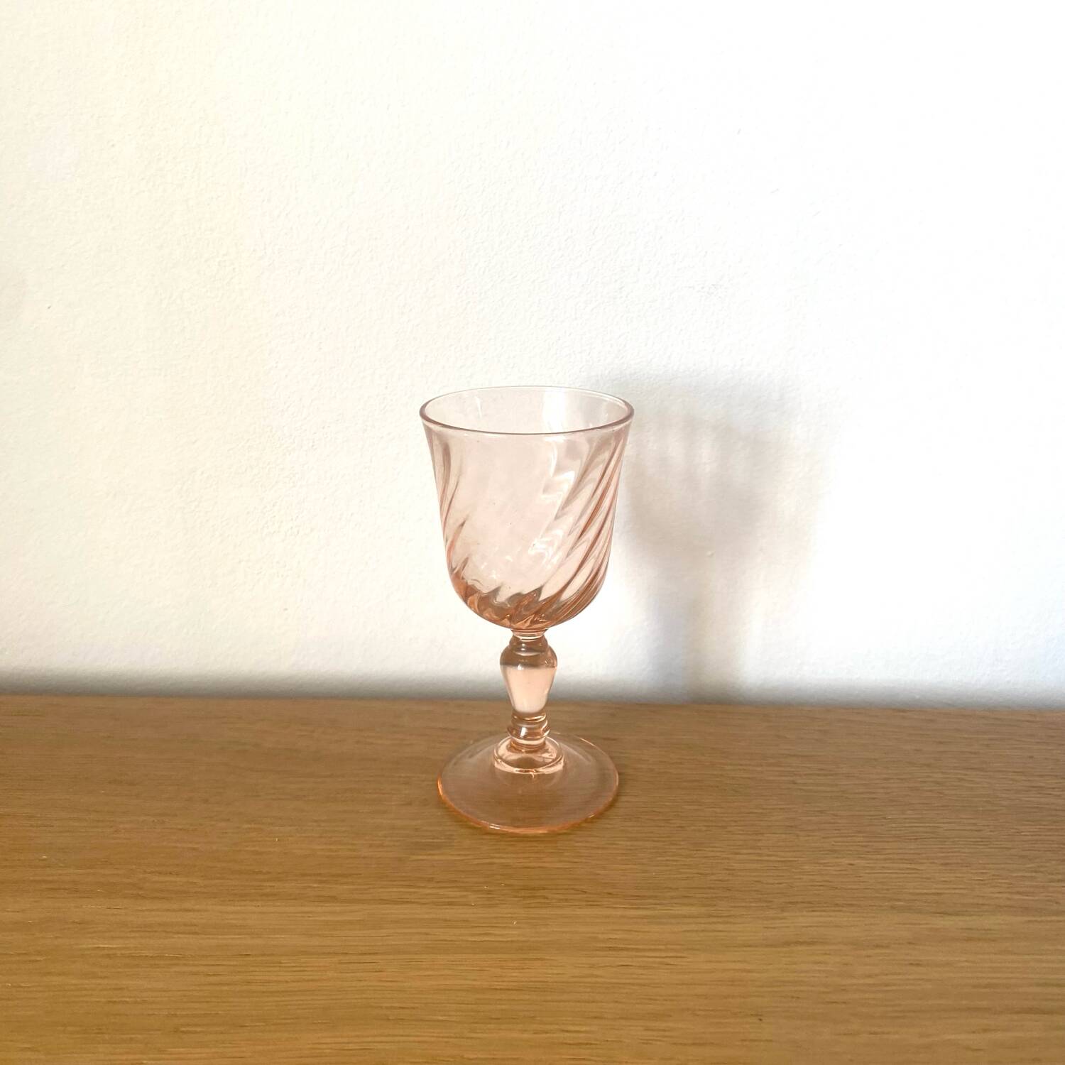 Verres à liqueur Rosaline - Luminarc - Arcoroc - vintage