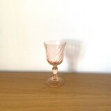 Rosaline liqueur glasses - Luminarc - Arcoroc - vintage