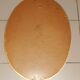 Oval gold mirror