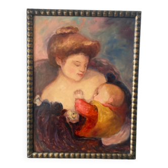 Maternity signed Anna Maria de Saeger