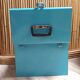 Box archives metal blue 50s industrial style