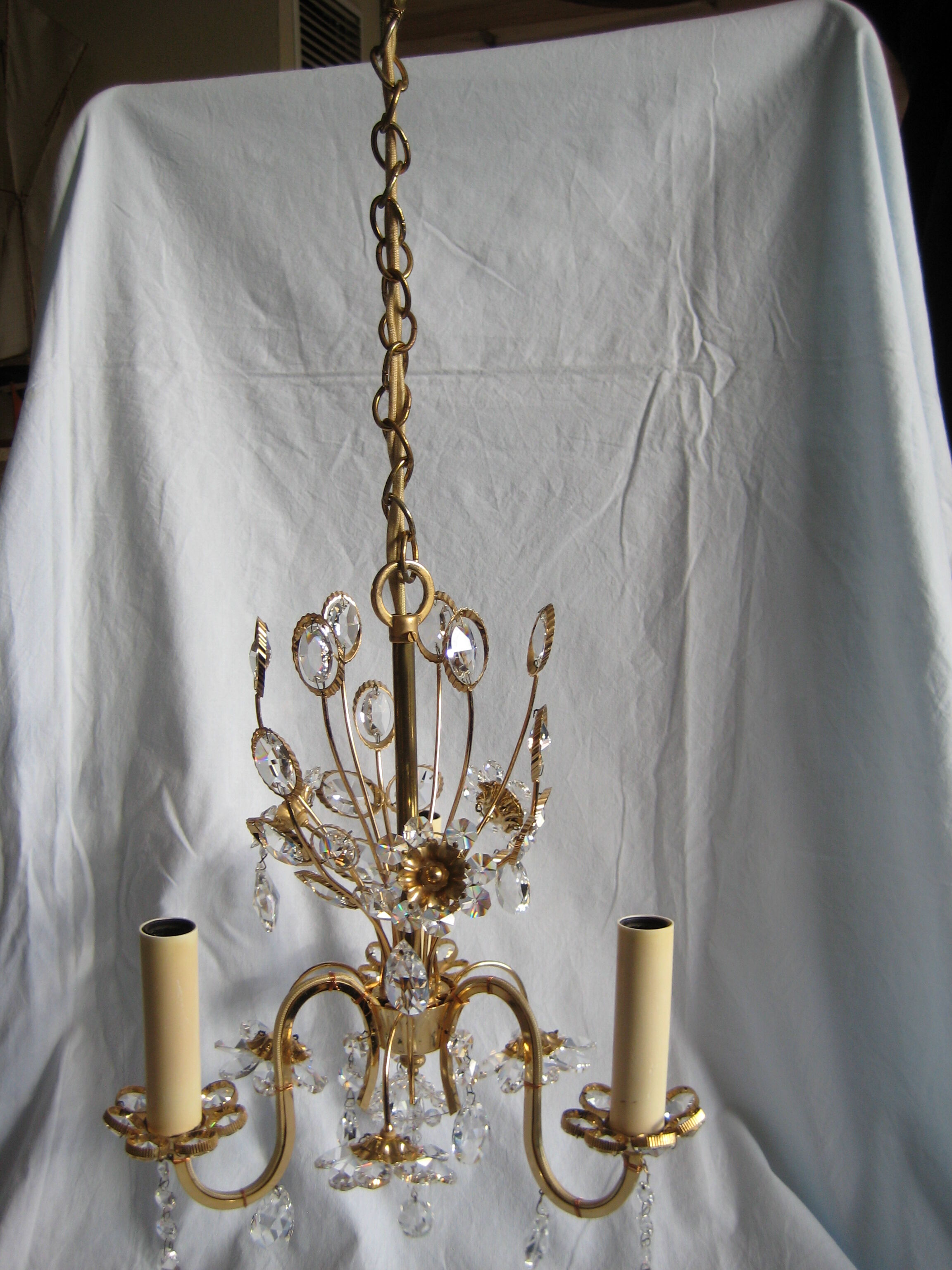 Chandelier with tassels