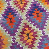 Turkish kilim rug,235x159 cm,MYK-1623