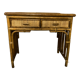 Bureau en bambou et osier