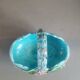 Antique slip basket pot