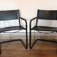 Pair of armchairs cantilever bauhaus 70s